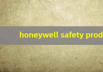 honeywell safety products